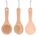Bath Brush Manufacturer - Natural Boar Bristle Massage Customized Logo Wooden Long Handle
