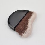 Makeup Brush Manufacturer - Portable Single Flat Fan for Foundation Powder Blush