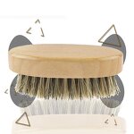 Beard Brush Manufacturer - 1Pcs Boar Bristle with Premium Wooden Care Tool Gift