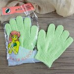 Body Scrub Loofah Manufacturer - Nylon Double Sided Exfoliating Gloves for Shower