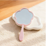 Makeup Mirror Manufacturer - New Arrival Customize Logo Flower Single Side Handheld