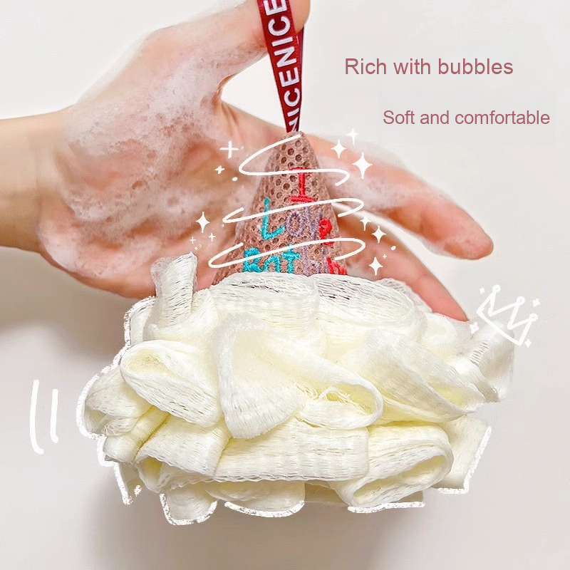 Bath Sponge Manufacturer - Non-Dispersing Dual-Use Cute Ice Cream Towel Art Accessory