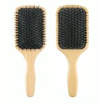 Hair Brush Manufacturer - High Quality Bamboo Boar Bristle Fluffy Shape Massage
