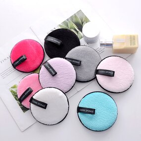 Makeup Remover Pad Manufacturer - 8 Colorful Round Cotton Reusable Soft Face Cleansing