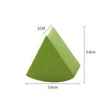 Powder Puff Manufacturer - Fan Shaped Wet Dry Use Facial Triangle Cosmetic