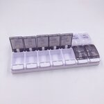 Pill Organizer Manufacturer - 7-Day AM/PM BPA Free Easy Open Push Button Weekly