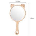 Makeup Mirror Manufacturer - Eco Friendly Wooden Private Label Hanging Handheld