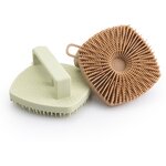 Bath Brush Manufacturer - Silicone Square with Hanging Rope Soft Bristles Custom Logo