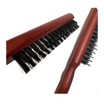 Beard Brush Manufacturer - Men's Natural Wooden Eco-Friendly Private Label Three-row