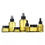 Glass Cream Bottles Manufacturer - Factory Wholesale 100ml Amber with Dropper Jar