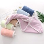 Hair Cap Manufacturer - Super Absorbent Quick Drying Coral Velvet Headscarf Thickened