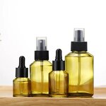 Glass Cream Bottles Manufacturer - Factory Wholesale 100ml Amber with Dropper Jar