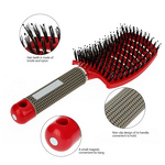 Hair Brush Manufacturer - Scalp Massage Bristle Nylon for Wet Curly Detangle Salon