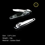 Nail Clippers Manufacturer - New Arrival Personal Care Tools Carbon Steel Finger Toe Cutter