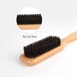 Barber Brush Manufacturer - New Pointed Tail Wood Oil Head Modeling Men's Bristle