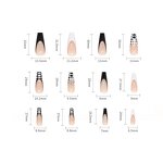 Press on Nail Tips Manufacturer - Extra Long Ballerina 24PCS Full Cover Acrylic Kits