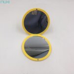 Pocket Cosmetic Mirror Manufacturer - Compact 7.5cm Diameter Yellow Round