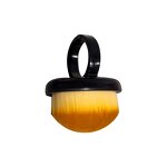 Dust Cleaning Brush Manufacturer - Oval Black & White Ring-Shaped Nylon Manicure Tool