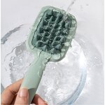 Shampoo Brush Manufacturer - Long Handle Double-sided Coarse Teeth Cleansing Comb