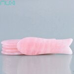 Guasha Stone Manufacturer - Hot Selling Premium Rose Quartz Fish Jade Scraping Therapy