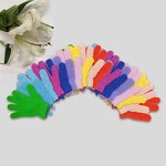 Exfoliating Bath Mitt Manufacturer - Custom Shower Gloves Hot Sale Nylon Body Gloves