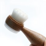 Face Cleanser Brush Manufacturer - Eco-Friendly Coconut Fiber Handle Nylon Silicone