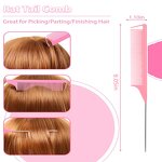 Hair Styling Brush Set Manufacturer - 3pcs Double Sided Tail & Edge Control Brush