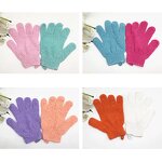 Exfoliating Bath Mitt Manufacturer - Custom Shower Gloves Hot Sale Nylon Body Gloves