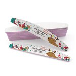 Nail File Manufacturer - Factory Wholesale OEM/ODM Colorful Half Moon Christmas Design