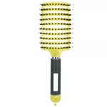 Hair Brush Manufacturer - Customized Curved Vented Detangling Wave Boar Bristle