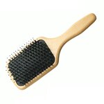Hair Brush Manufacturer - High Quality Bamboo Boar Bristle Fluffy Shape Massage