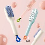Hair Comb Manufacturer - Travel Size Portable Anti-static Self-cleaning Detangling