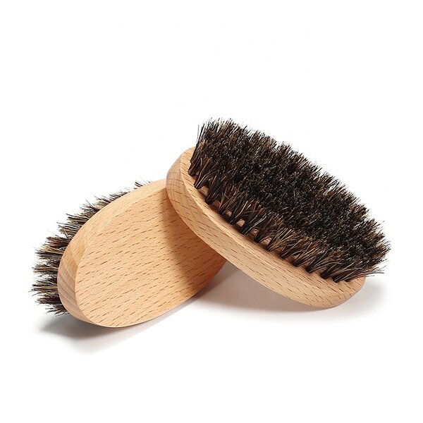 Beard Brush Manufacturer - Professional Boar Bristle Wooden Comb for Men Grooming