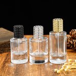 Perfume Bottle Manufacturer - New Design 30ml 50ml Clear Cylinder with Pump Sprayer