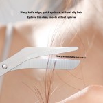 精密眉剪源头工厂-不锈钢专业含梳子美容化妆工具修眉