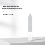 Glass Nail File Manufacturer - Professional Durable Nano Mini Custom Logo Crystal Fingernail File