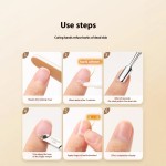 Manicure Tool Set Manufacturer - 6pcs Professional Nail Kit with File Stainless Steel Cuticle Nipper Pusher