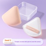 Body Powder Puff Factory - 2Pcs Triangle Soft Air Cushion Latex Free Cosmetic Face Beauty Sponge