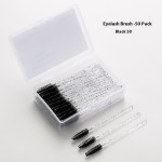 Disposable Eyelash Brush Factory - 50pcs Crystal Extension Eyebrow Eye Lash Plastic Mascara Wands Professional