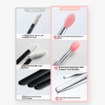 Lip Brush with Cover Factory - Goodgudi Portable Silicone Professional Lipstick Makeup Beauty Tool