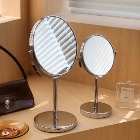 Desktop Makeup Mirror Factory - Standing Height Adjustable Double Sided 360 Degree Rotating