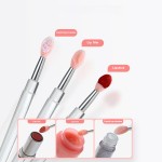 Lip Brush with Cover Factory - Goodgudi Portable Silicone Professional Lipstick Makeup Beauty Tool