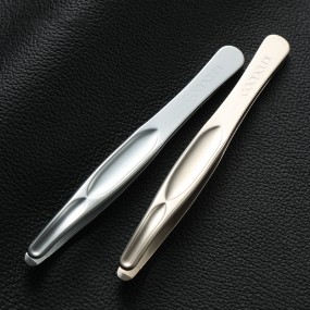 Precision Tweezers Manufacturer - GoodGudi Men's Round Tip Anti-Poke Root Removal Facial Hair Plucker