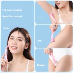 Body Hair Razor Manufacturer - Portable 6 Layer Blade Beauty Razor for Women Leg Bikini Underarm