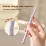 眉部工具套装生产商-4件修剪器剃刀和剪刀含梳子化妆美容化妆品面部