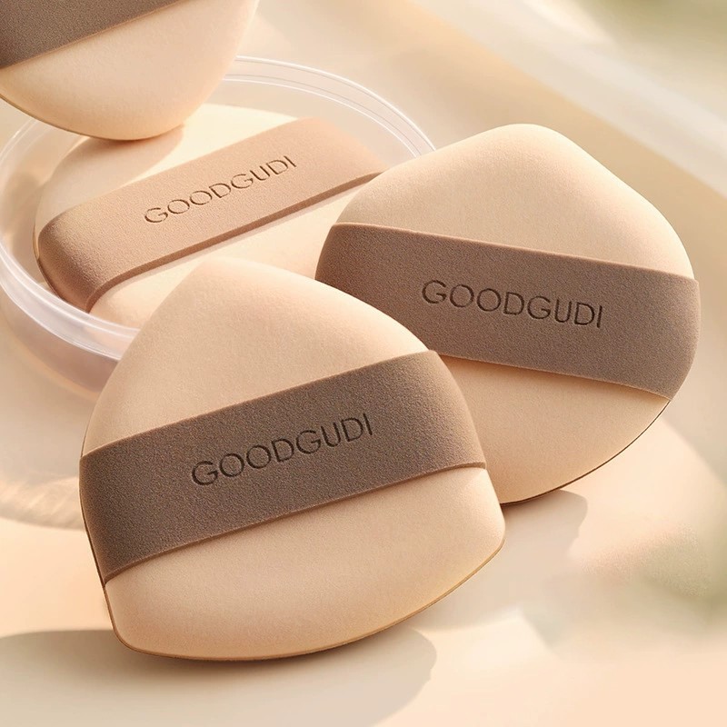 Powder Puff Set Factory - 2pcs Soft Air Cushion Cosmetic Face Makeup Puff Sponge Custom Logo