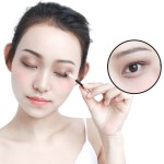 眼影刷生产商-50件一次性双头便携化妆双面涂抹器