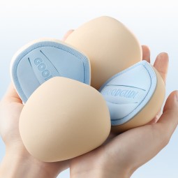 气垫扑生产商-超柔软厚实干湿两用化妆品面部化妆扑