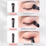 化妆刷套装源头工厂-6件眼线眼影眉笔黑色专业定制化妆品套装