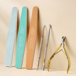 Manicure Tool Set Manufacturer - 6pcs Professional Nail Kit with File Stainless Steel Cuticle Nipper Pusher